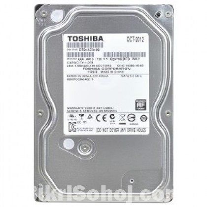 Toshiba 1TB 3.5 Inch SATA 7200RPM Desktop HDD